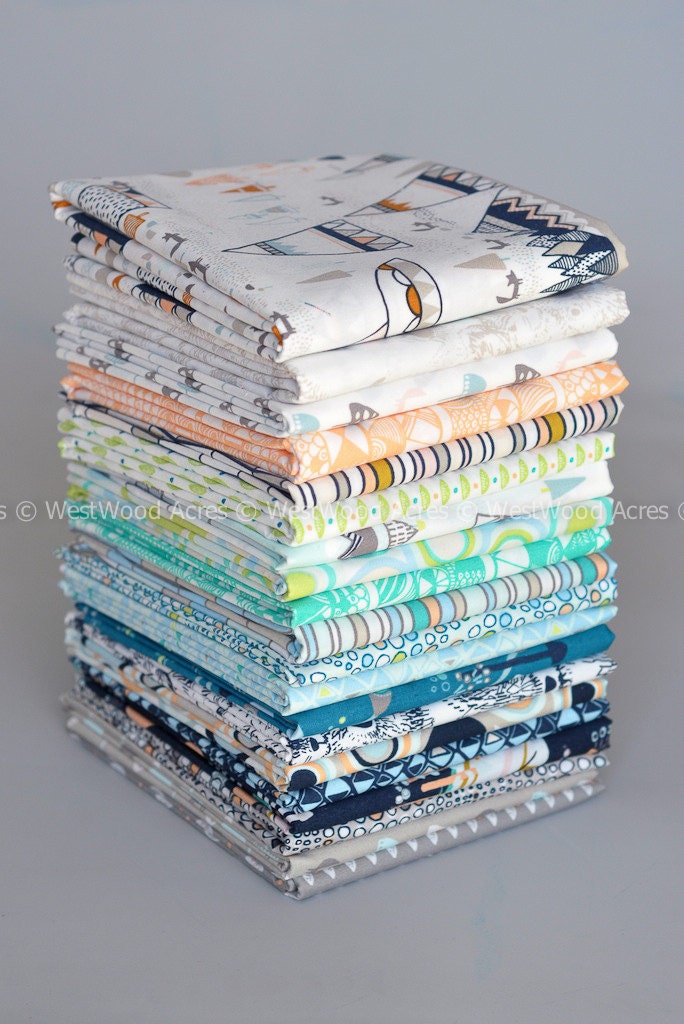 Indian Summer Half Yard Bundle of 20 by Sarah Watson for Art Gallery COMPLETE