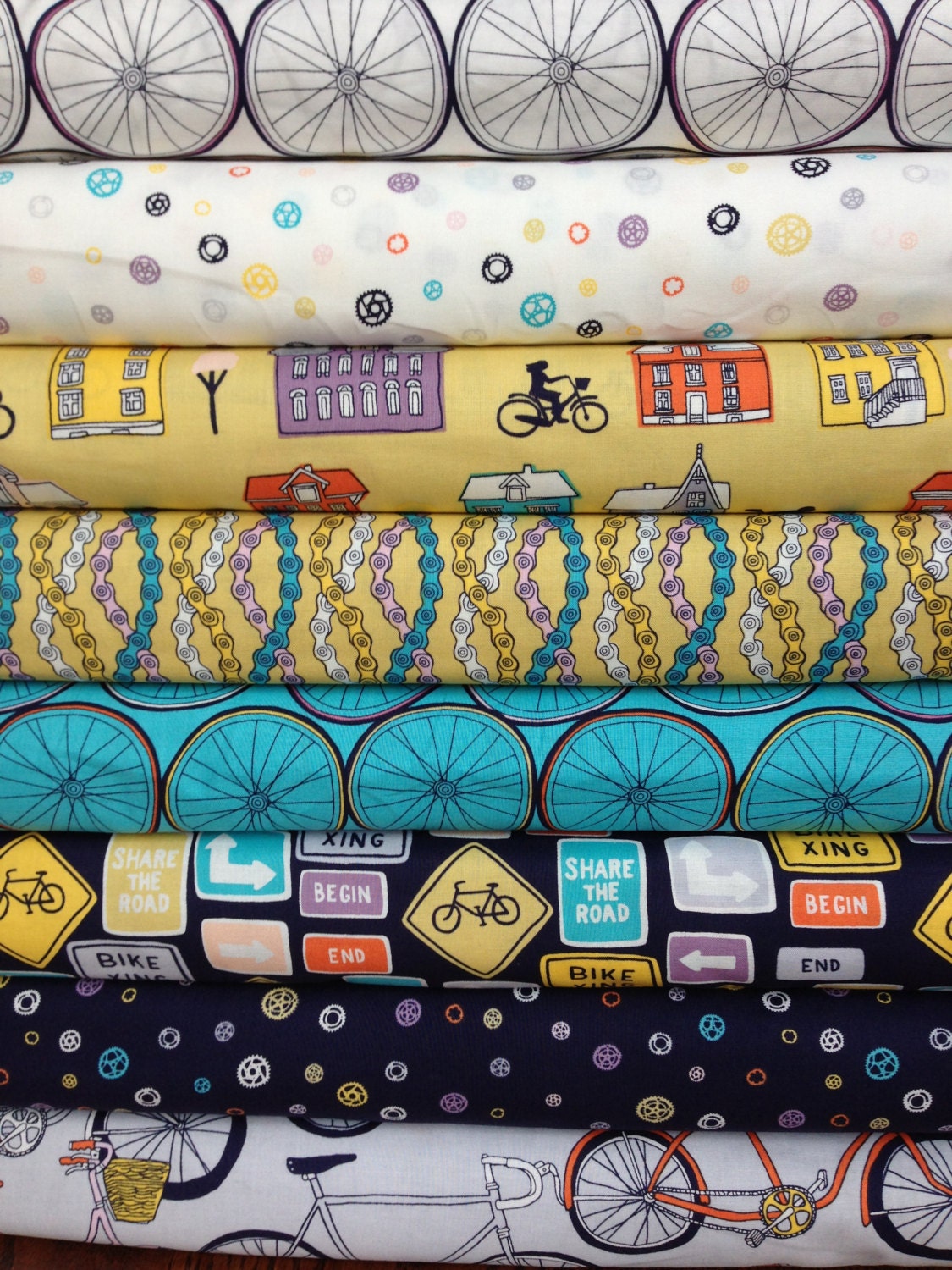 Ride Fat Quarter bundle by Julia Rothman for Windham Fabrics