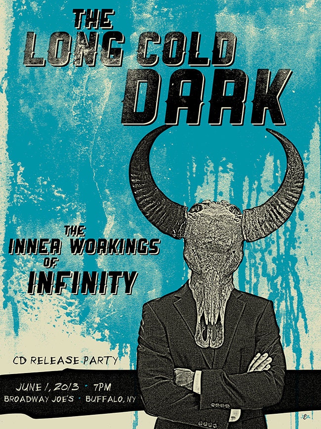 The Long Cold Dark - Buffalo, NY Limited Edition Silkscreen Gigposter