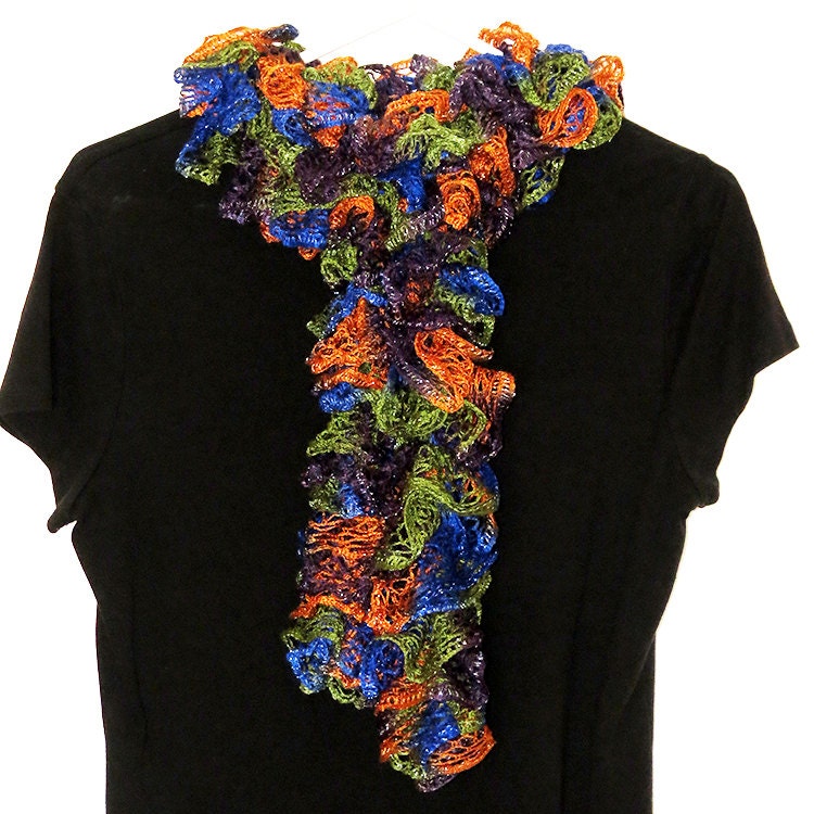 Ruffle Scarf Frilly 74"