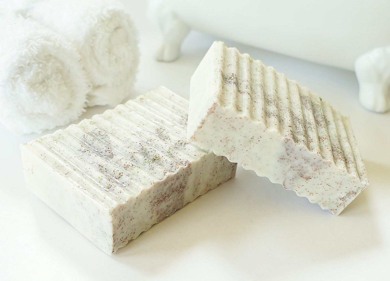 PEDICURE FOOT SCRUB Natural Soap - large 5 oz soap, handmade, glycerin, vegan, scented, gift, pedi, feet, summer