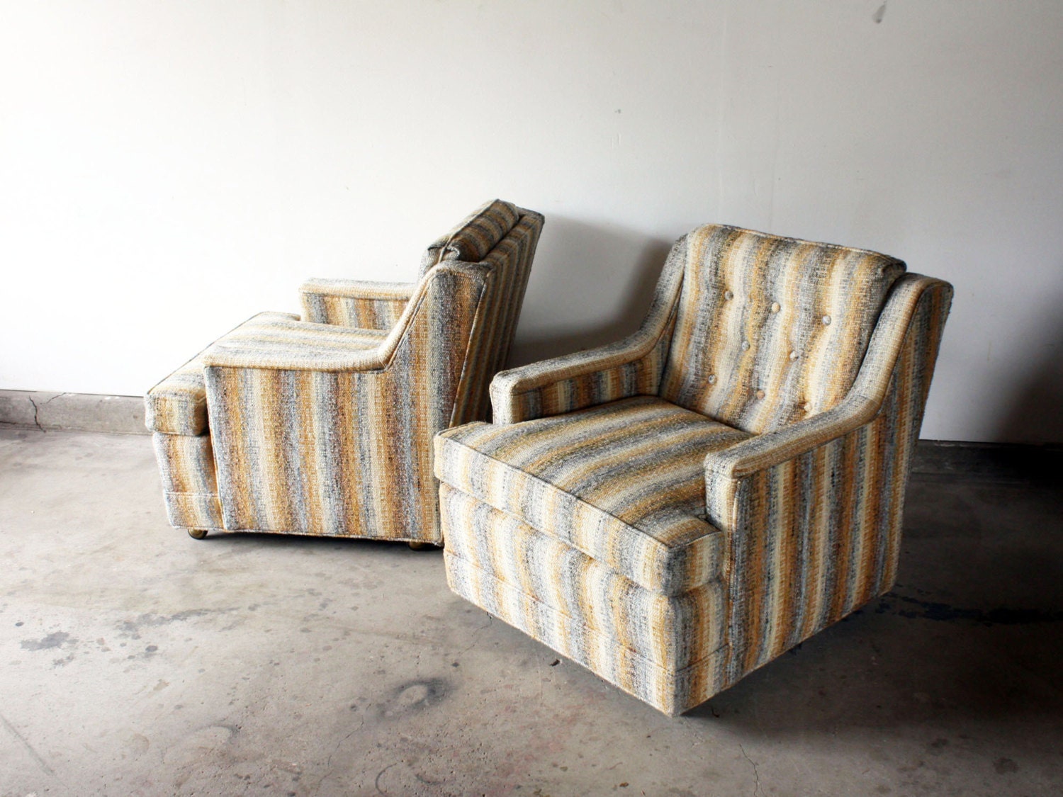 A Pair of Drexel Vintage Lounge Chairs