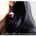 Miniature Food Earrings: Bread and Cherry Jam Jar - Miniature Food Jewelry - Miniature Jar - Kids Jewelry