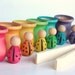 GRASPING BUGS A Montessori- Waldorf- Educational Toy - Transferring Rainbow Match Game