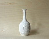 Vintage White Matte Porcelain Vase German Vase by Kaiser