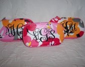 Monogrammed Manicure Set Cotton Blossom Floral Gift Wrapped