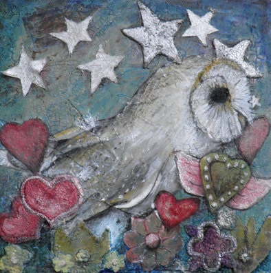 Lovestruck - Artist print - Owl
