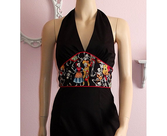 Dia de Los Muertos Wiggle Dress