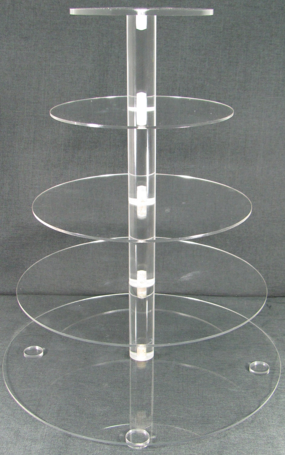 5 Tiers Acrylic Cupcake Stand Wedding Party Birthday Event Display