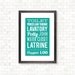 Toilet Typography, toilet humor, bathroom decor, tongue in cheek, choose your color: 11 x 17