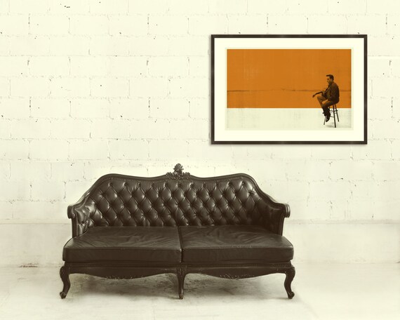 MEMPHIS CASH - Johnny Cash 30 x 20 Handprinted Silkscreen Art Print, Modern Poster, Retro Home