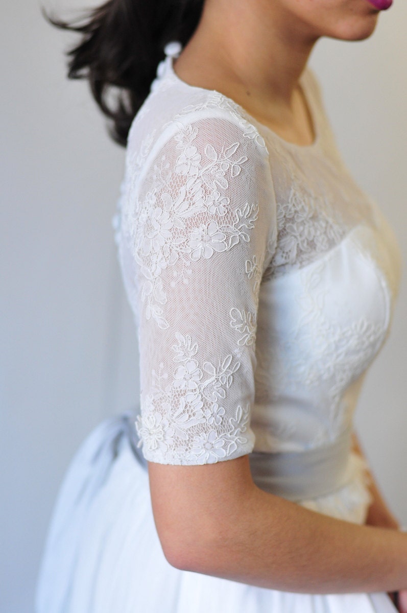 Custom Wedding Dress-Meredith Gown-Made to order in ivory, blush or champagne