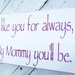 Mother gift, Nursery Decor , "I'll Love you forever, I'll like you for always, As long as I'm living, My MOMMY you'll be"