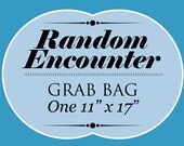 Random Encounter // Geekerie Poster Grab Bag // Single 11x17 Art Print