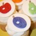 Fondant cupcake toppers Caterpillar