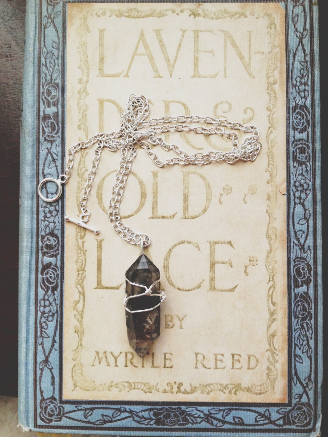 Reserved for Luna-Tibetan Black Phantom Quartz Crystal Pendant