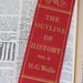Book Spine BOOKMARK /// The Outline of History Vol II /// Teacher Gift