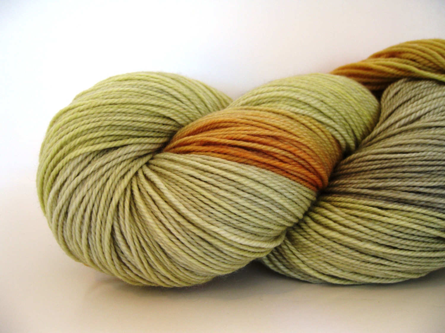 Hand dyed yarn, MCN Sock - mint julep