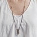 Square Crystal Throne Necklace