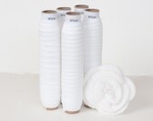 White Fold Over Elastic for Baby Headbands - 10 yards of 5/8 inch Fold Over Elastic