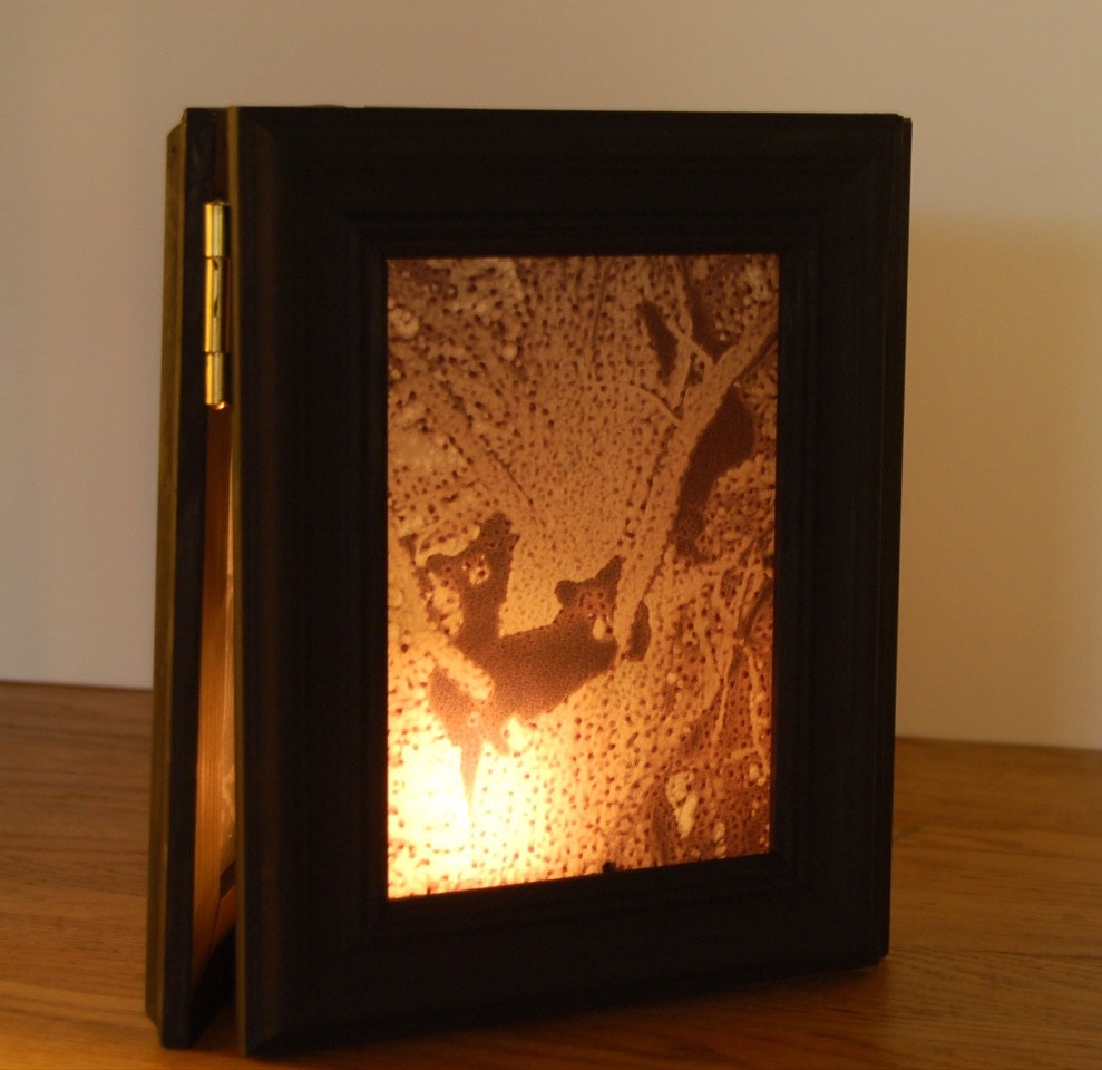 Adirondack Photo Candle Holder Centerpiece