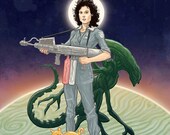 Ripley Alien Movie giclee