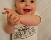 Periodic Table Onesie, Organic Cotton - The Original Periodically Inspired MADE BY GENIUSES Baby Bodysuit - Geek Science Chemistry Nerd Gift