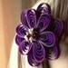 Amethyst Wedding Hair Accessory, Purple Wedding Hair Clip, Handmade