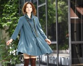 That leaf/women/clothing/high collar/long sleeves/plus size/loose/petite/6 colors/custom made/any size
