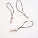 20 Cell Phone Straps with split ring and lobster clasp