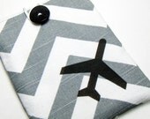 Passport Case /  Chevron / Travel Accessory / Passport Pocket