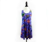 90's Cyber Sea Fish Tank Tropical Fish Slinky Mini Dress