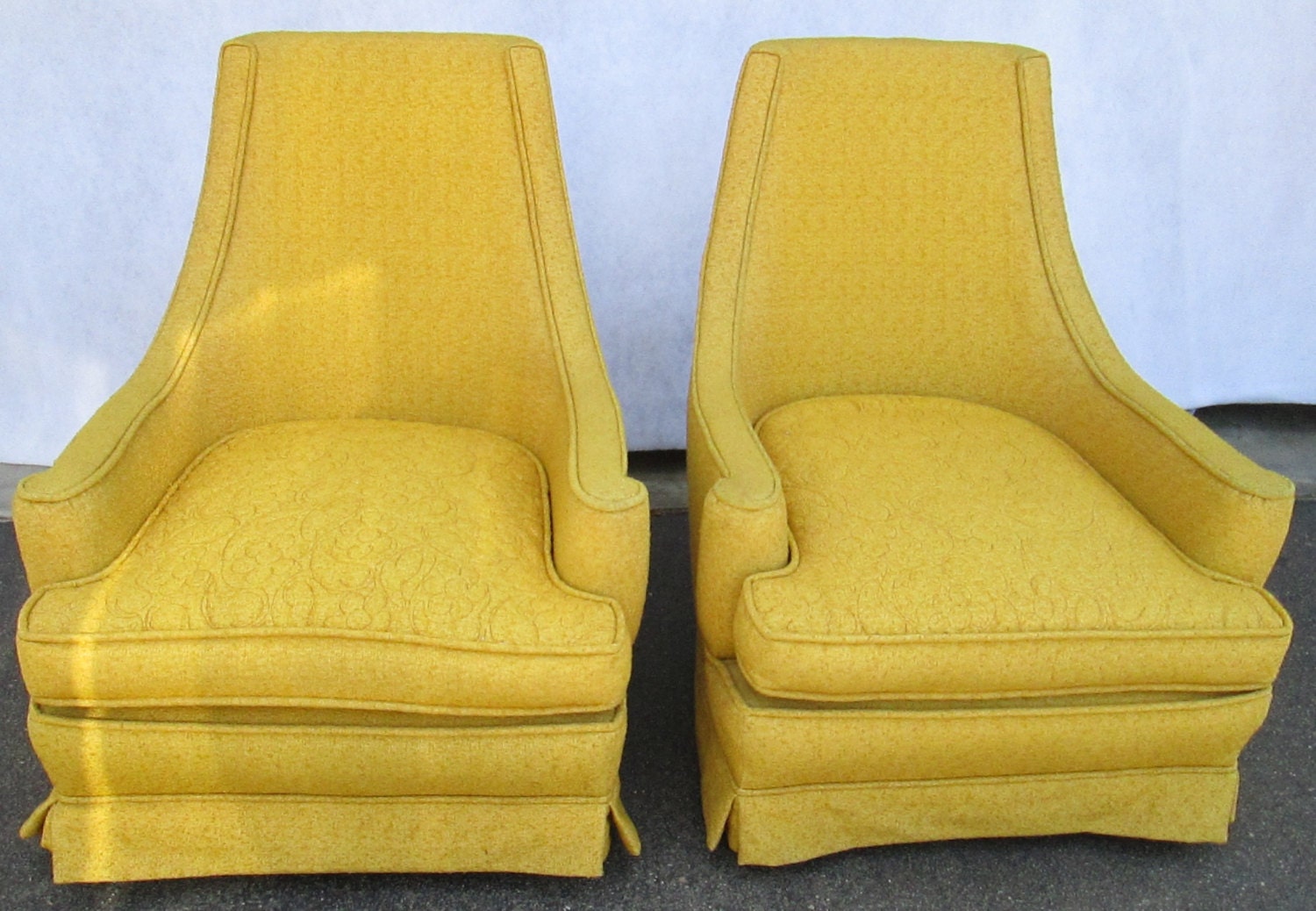 Design Your Own PAIR of Vintage Armchairs- With ANY Fabric