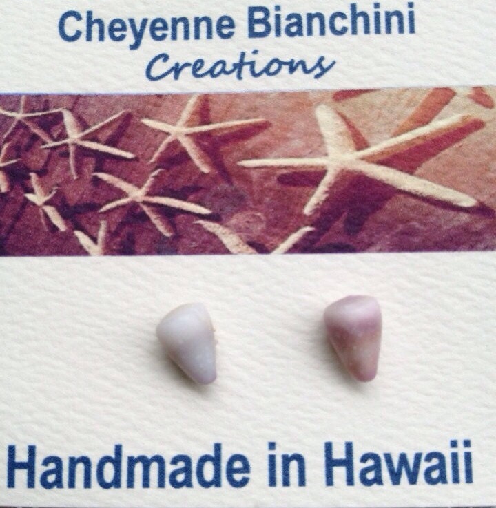 Mini Purple Cone Studs 