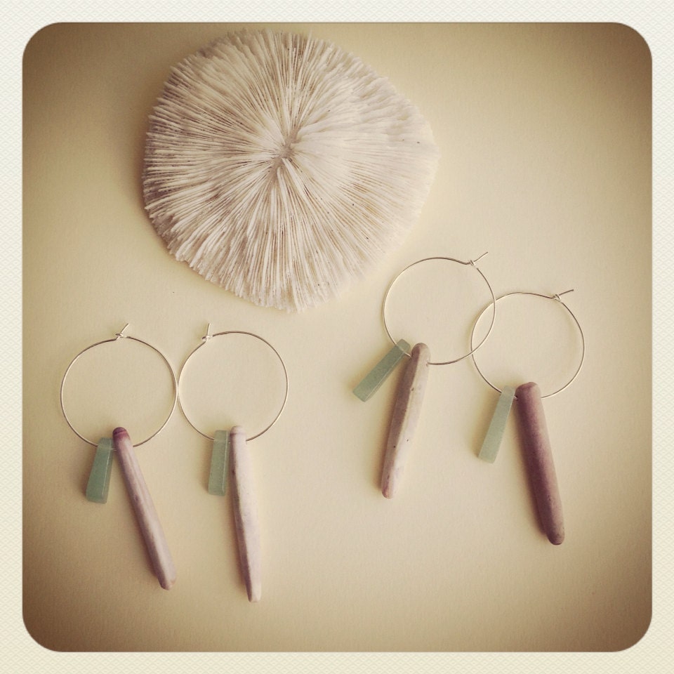 Wana & Gemstone Hoops