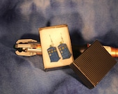 Police Box Earrings