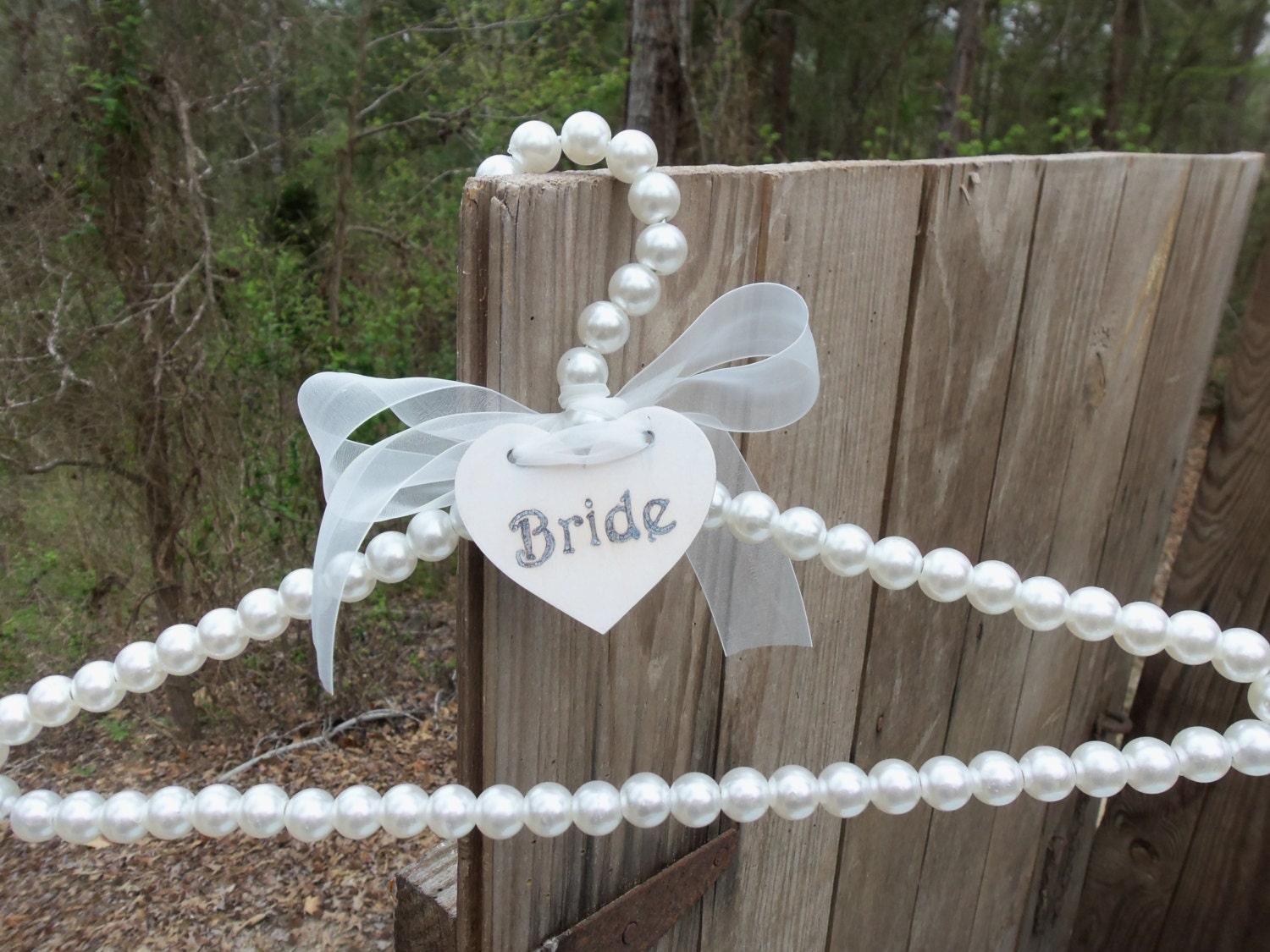 Personalized Wedding Dress Hanger - Bridal Gown Hanger