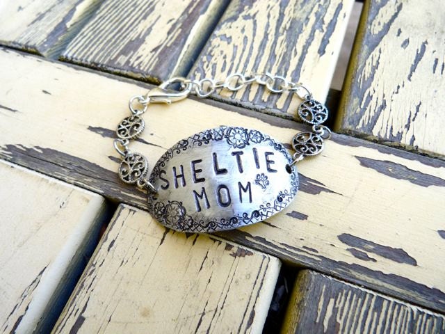 Sheltie Mom Bracelet