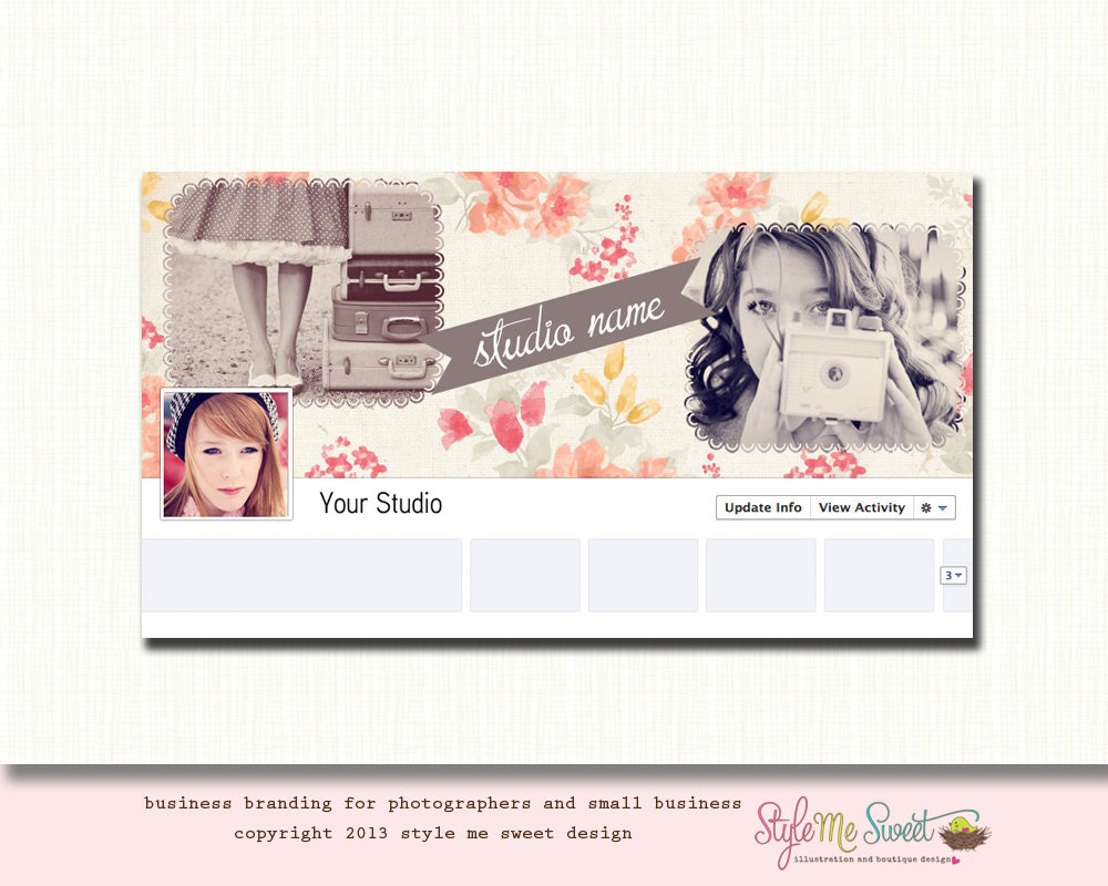 Facebook Page Design, Facebook Timeline Cover and Facebook Badge - 03