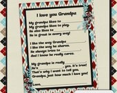 Father's Day Fill in Poem Gift for GRANDPA Il_170x135
