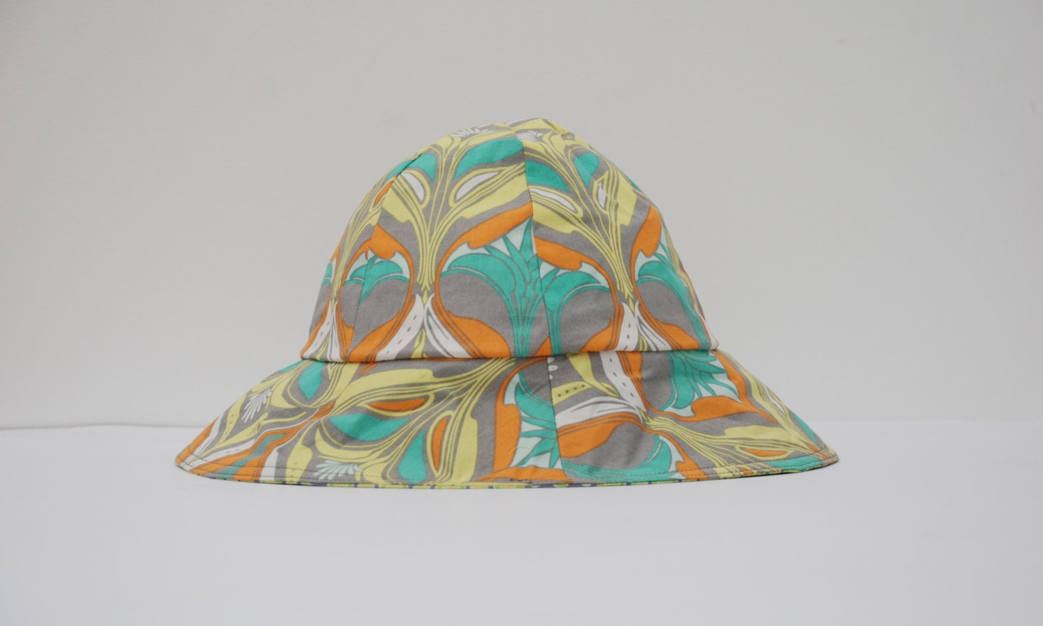 Children's Sun Hat Reversible (3-5 years) - Tropical Floral