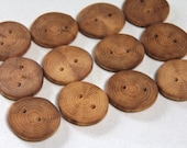 tawny- 4 medium elm buttons
