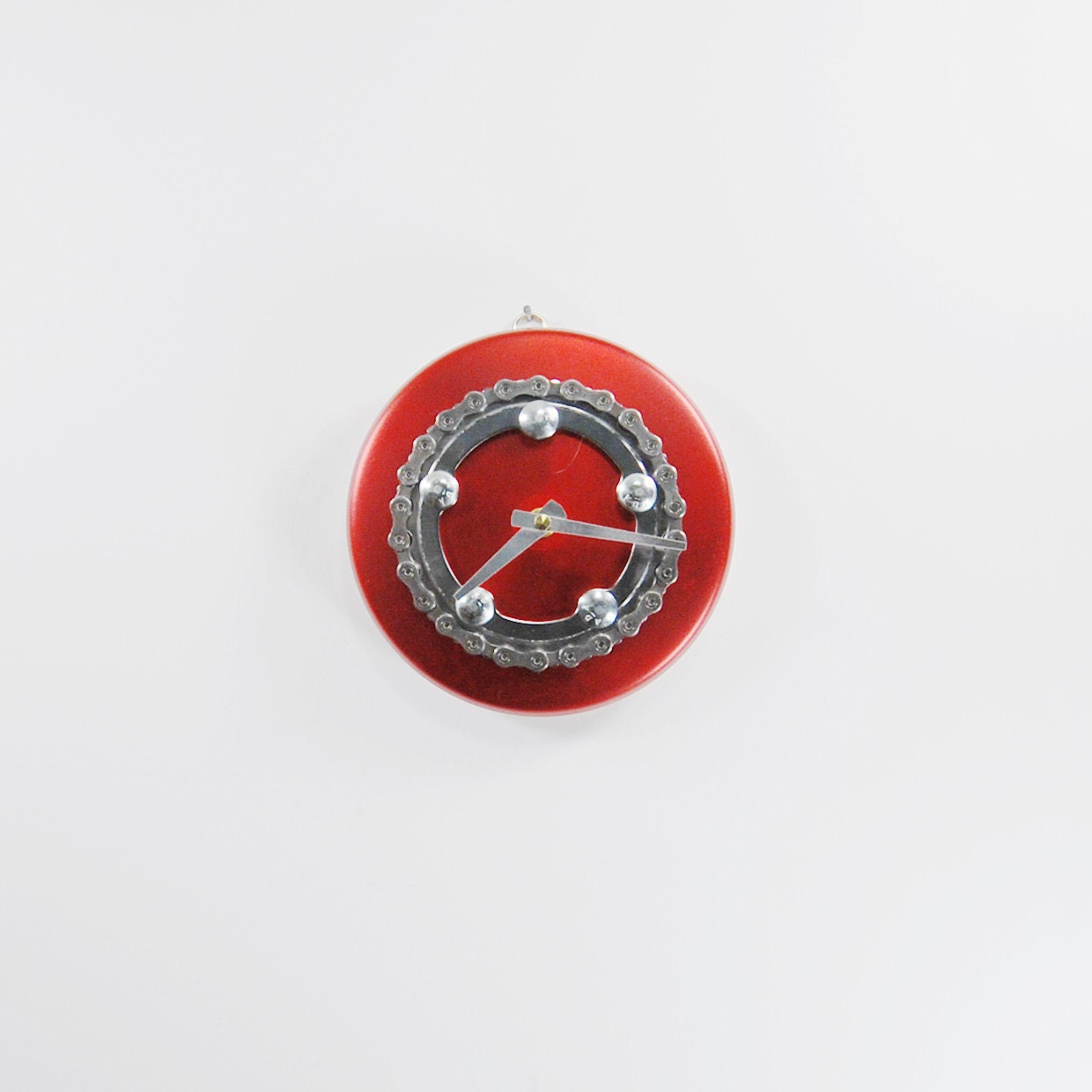 Red Arrrow Bicycle Clock