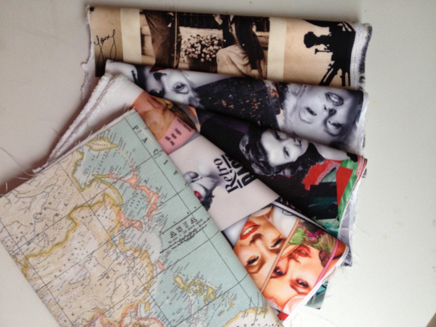 Mix fabric Set heavy weight polyester viscose upholstery fabric pieces set