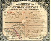PROHIBITION Prescription WHISKEY 1920s Doctor Loyal Liken William Arnold Drug Store Flemington Smith Mill PA Pharmacy Bar