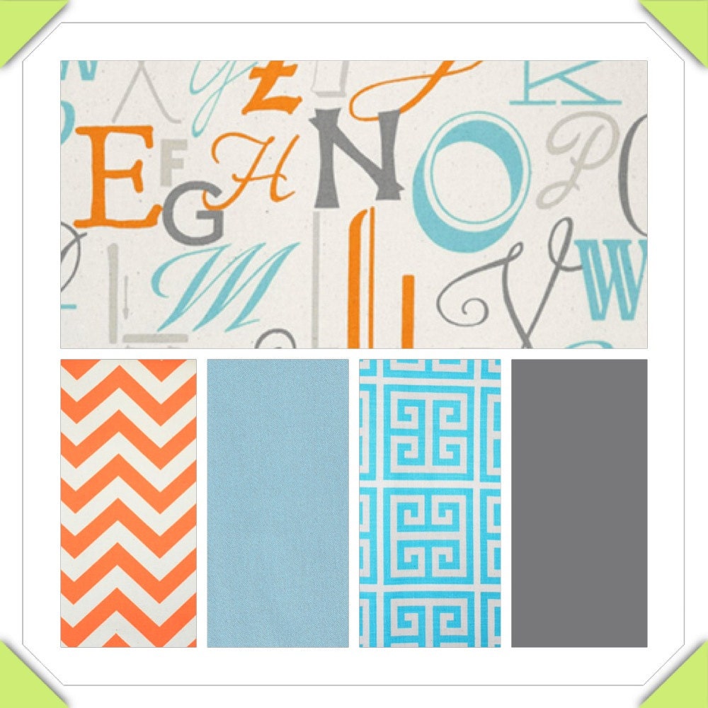 Reserved Listing, Crib Bedding - alphabets
