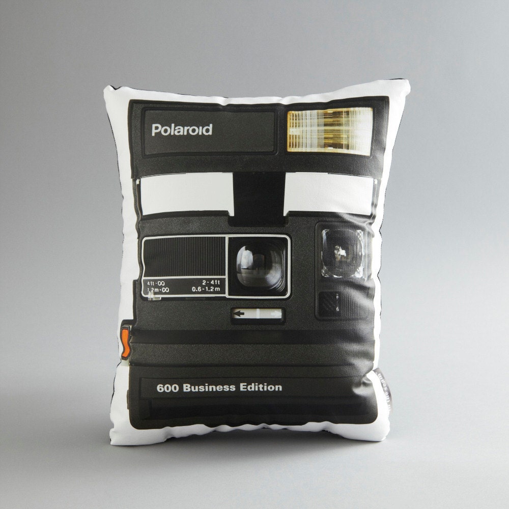 Vintage Polaroid Business Edition Pillow