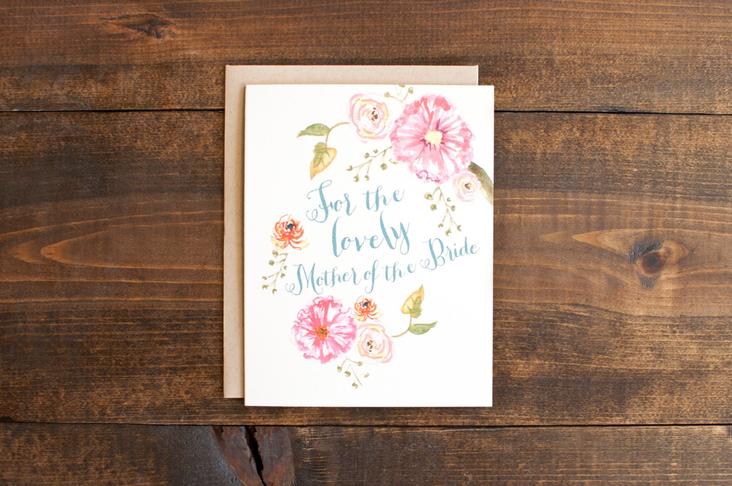Mother of the bride card