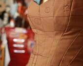 Make it custom fit: custom patterned corset mock up