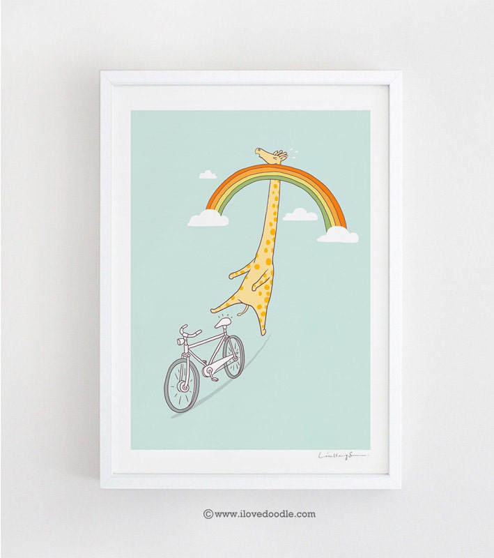 Beware of the Rainbow - Art Print